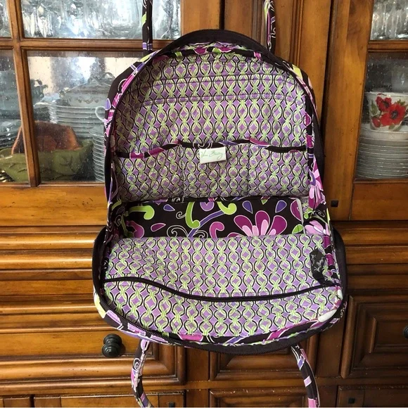 EUC Vera Bradley floral shoulder bag - Picture 5 of 6